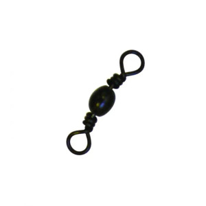 Eagle Claw Black Barrel Swivel sz3/0 12pk