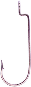 Eagle Claw - Laser Sharp Round Bend Worm Hook Platinum Black sz4/0