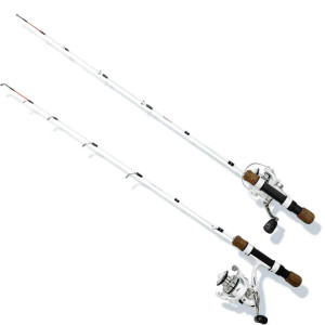 Favorite White Bird Ice Rod 28" Combo