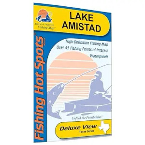 Fishing Hot Spots Maps Amistad Reservoir Fishing Map