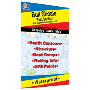 Fishing Hot Spot Maps Bull Shoals - East