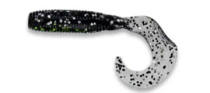 Yamamoto 4" Single Tail Grub Smoke W/ Black & Silver Flake (20 Pack)