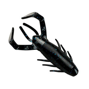 Gene Larew 4.25" Rattlin' CRAWler 6pk - Black Blue