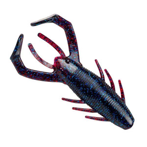 Gene Larew 4.25" Rattlin' CRAWler 6pk - Blue Fleck Gene Larew 4.25" Rattlin' CRAWler 6pk - Blue Fleck