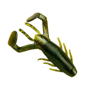 Gene Larew 4.25" Rattlin' CRAWler 6pk - Green Pumpkin Blue Gene Larew 4.25" Rattlin' CRAWler 6pk - Green Pumpkin Blue