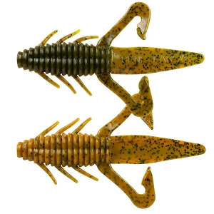 Gene Larew 4.25" Biffle Bug 8pk - Natural Craw
