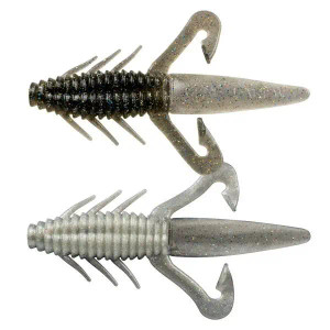 Gene Larew 4.25" Biffle Bug 8pk - Threadfin Shad