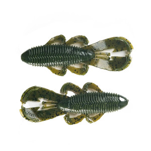 Googan Baits 4" Bandito Bug 7pk - Green Pumpkin
