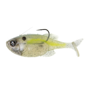 Googan Baits Guppy 3.8" Pearl Shad 1/4 oz