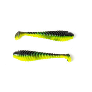Googan Baits 2.5" Snacky Swimmer 10pk - Toxic Waste