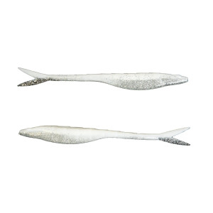 Googan Baits 5" Dart 10pk - White Pearl Shad