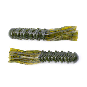 Googan Baits 4" Doob Tube 6pk - Green Pumpkin