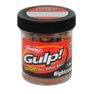 Gulp Extruded Nightcrawler 1.8oz Jar - Natural