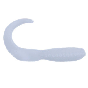 Head Hunter - 2" Grub 100 Count - 01- White Head Hunter - 2" Grub 100 Count - 01- White