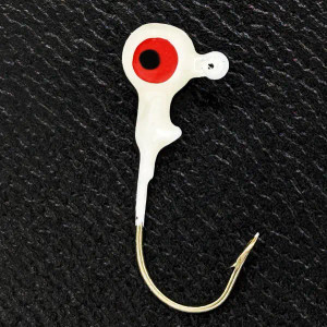 Head Hunter - 1/32oz Painted Round Head Jig 10pk - White