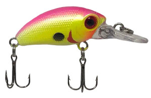 Head Hunter 1.25" Crappie Diver Short Bill - Morning Glory