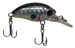 Head Hunter 1.25" Crappie Diver Short Bill - Sexy Shadling