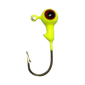 Head Hunter Pony Head 1/16 oz 10ct - Chartreuse