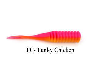 Jenko 2.5" Mermaid Jig 15pk - Funky Chicken