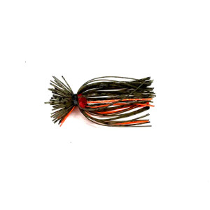 Jewel 1/2oz Football Jig - Green Gourd/Orange 2pk