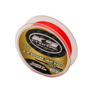 K9 Fishing 5lb Neon Red Crappie Braid 125 yds