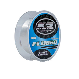 K9 Fishing 06lb Clear Fluoro Line 300 yards