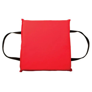 Absolute Outdoor Throwable Foam Float Cushion, Red - 15"x16"x2.5"