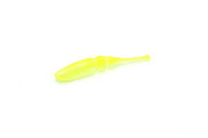 Lake Fork Trophy Lures 2.25" Live Magic Minnow Pin Tail 15ct - Chartreuse/Pearl