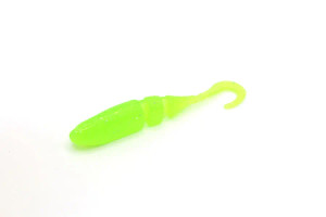 Lake Fork Trophy Lures 2.25" Live Magic Minnow Sickle Tail 15ct - Chartreuse Ice