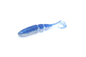 Lake Fork Trophy Lures 2.25" Live Magic Minnow Sickle Tail 15ct - Blue Pearl