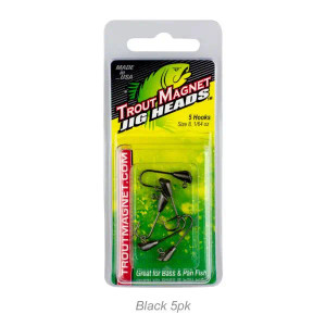 Leland's Lures Trout Magnet Jig Heads - Black