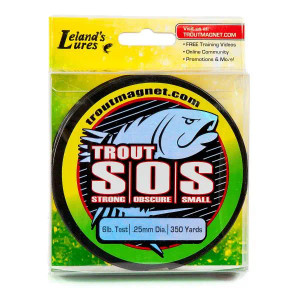 Leland's Lures Trout Magnet S.O.S. Line -  6lb Green