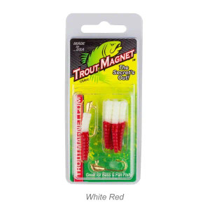 Leland's Lures Trout Magnet 9pk - White/Red