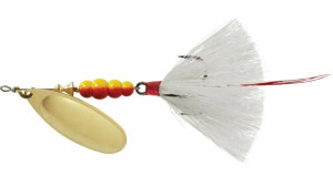 Mepps - 1/2oz Aglia Gold/White