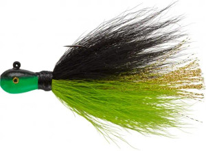 Mepps - 1/2oz Bucktail Jig - Black/Chartreuse