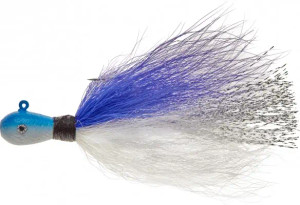Mepps - 3/8oz Bucktail Jig - Blue/White
