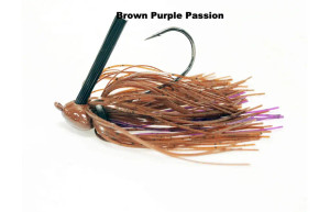 Missile Baits Ike's Head Banger 1/2oz 1pk - Brown Purple Passion