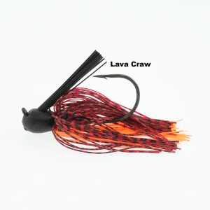 Missile Baits Ike'S Mini Flip Jig 3/8oz 1pk - Lava Craw