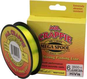 Mr. Crappie - 6# Mr Crappie Hi-Vis 500yd