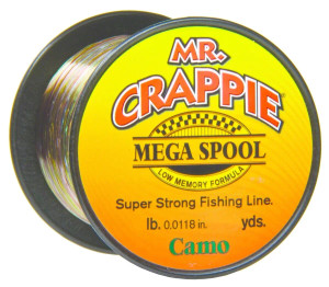 Mr. Crappie - 8# Mr Crappie Camo Mega Spool