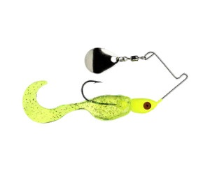 Mr. Crappie 1/8oz Spin Baby Spinnerbait - Chartreuse Shiner