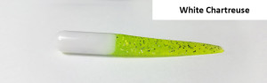 Muddy Water - 2.5" Muddy Water Baits - White & Chartreuse