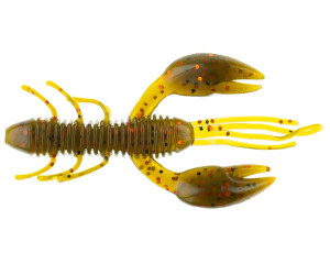 Netbait Zaga Craw 2" 6pk - Baitfuel Supercharged - Green Pumpkin Orange Flake Netbait Zaga Craw 2" 6pk - Baitfuel Supercharged - Green Pumpkin Orange Flake