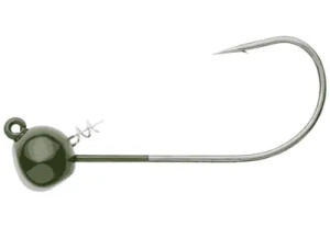 Owner Stick Bait Shaky Head - Green Pumpkin - 5/0 - 3/8 oz.