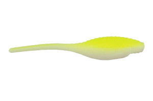 Panfish Assassin - 2" Pro Tiny Assassin - Chartreuse White