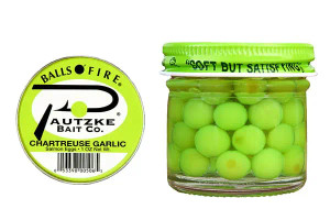Pautzke 1oz Balls O Fire - Chartreuse Garlic