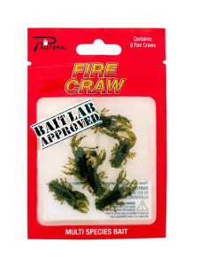Pautzke 6ct Fire Craw - Green Pumpkin