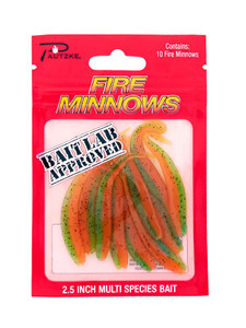 Pautzke 10ct Fire Minnows - Fire Tiger