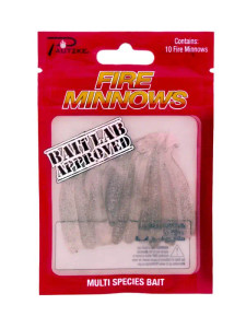 Pautzke 10ct Fire Minnows - GHOST