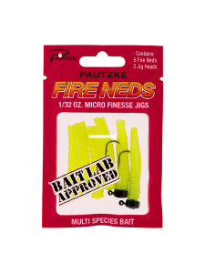 Pautzke 8ct Fire Ned 1/32 - Chartreuse